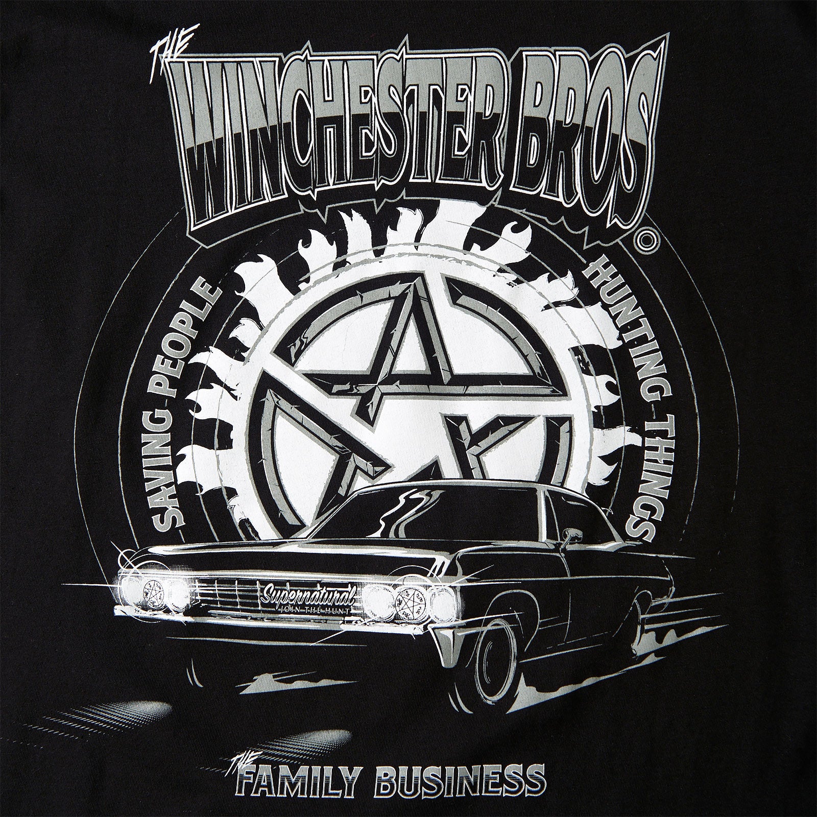 Image produit Supernatural - T-shirt Winchester Bros noir