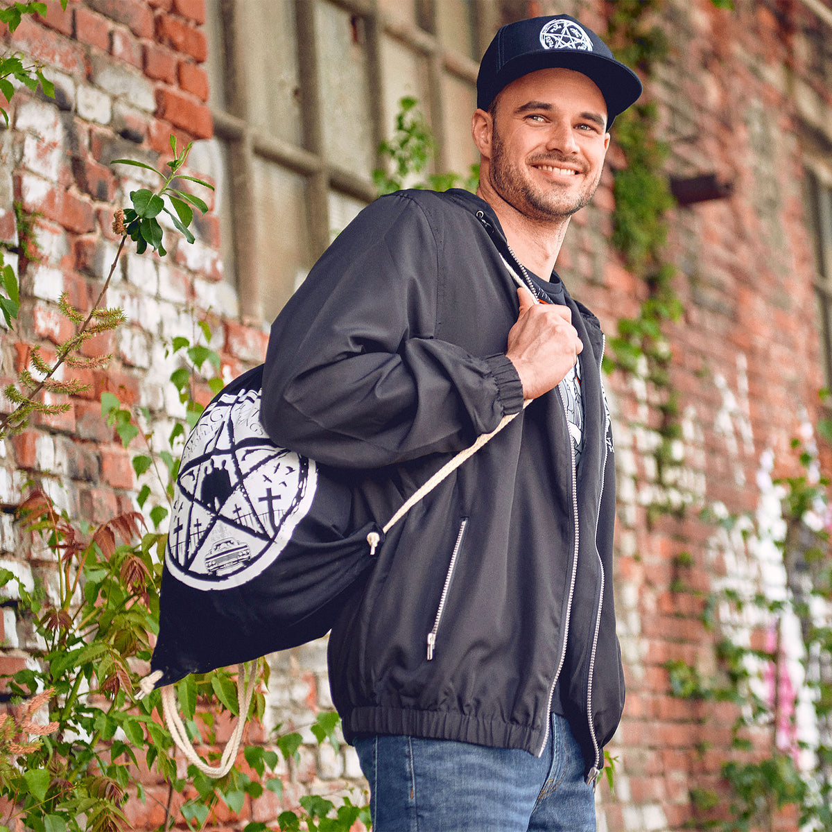 Image produit Supernatural - Sac de sport Pentagramme noir