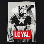 Produktbild Avengers - Captain America Loyal T-Shirt schwarz