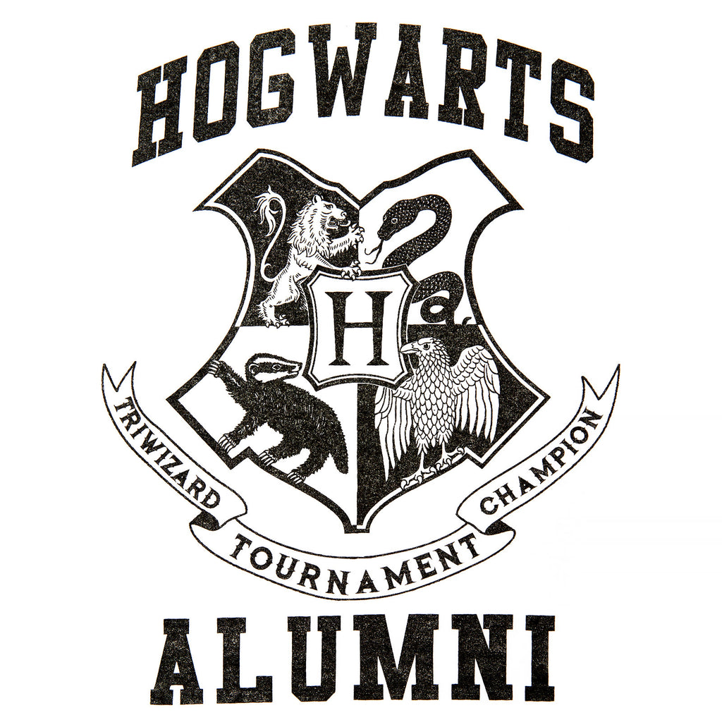 Image produit Harry Potter - T-shirt pour femmes Hogwarts Alumni blanc