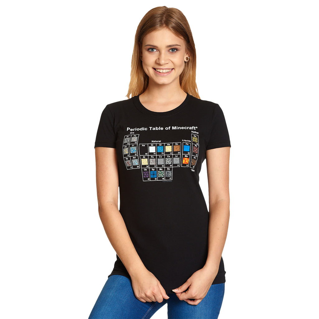 Produktbild Minecraft - Periodensystem T-Shirt Damen