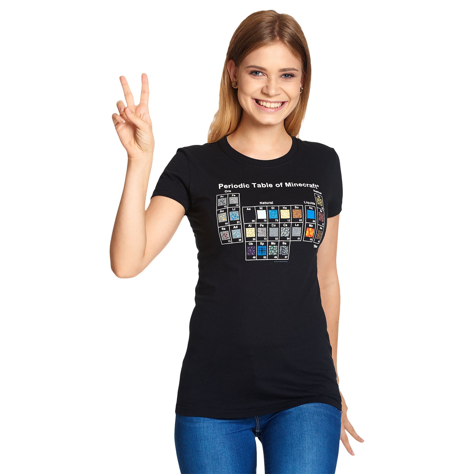 Produktbild Minecraft - Periodensystem T-Shirt Damen