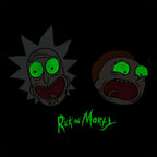 Produktbild Rick and Morty - Crazy Faces Glow in the Dark T-Shirt