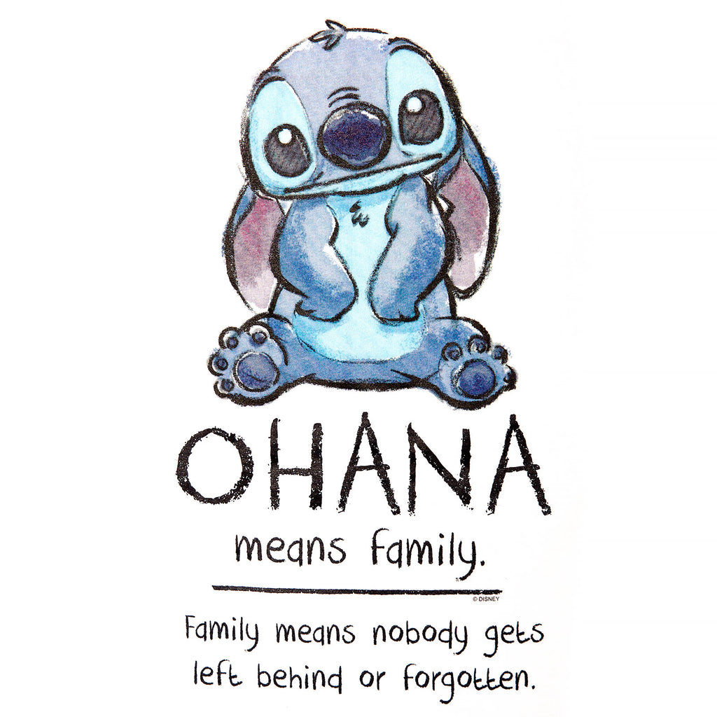 Produktbild Lilo & Stitch - Ohana Means Family T-Shirt Damen weiß