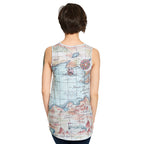 Productafbeelding One Piece - East Blue Map Tanktop Losse Pasvorm