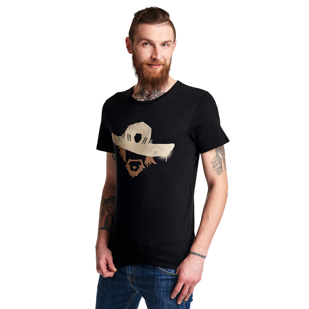 Produktbild Overwatch - Cassidy Spray Logo T-Shirt schwarz