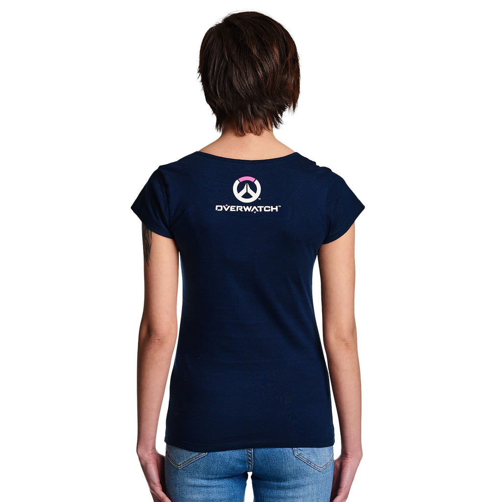 Productafbeelding Overwatch - One Shot One Kill T-Shirt Dames blauw