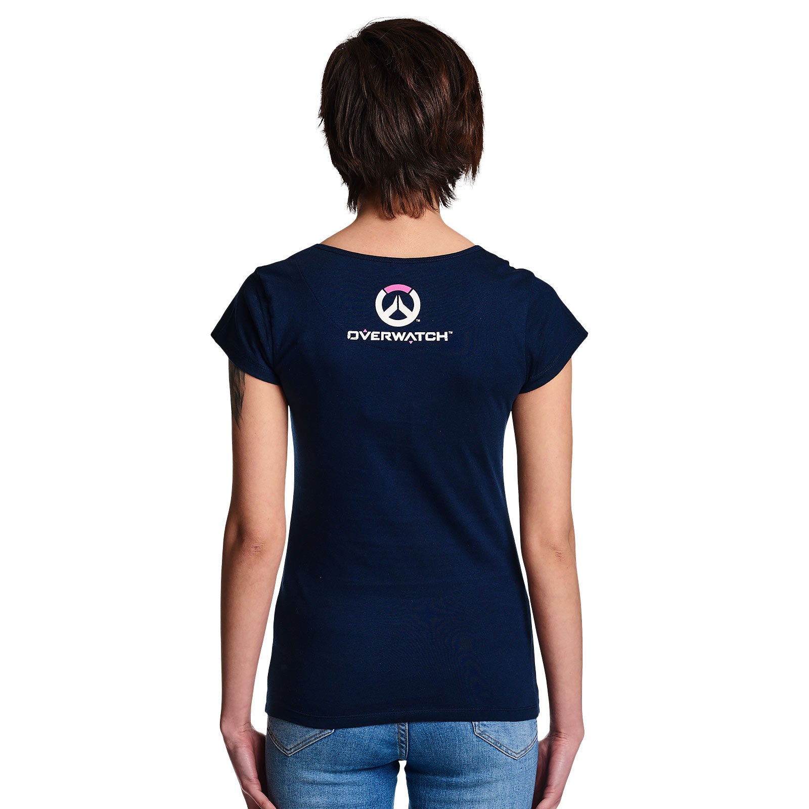 Productafbeelding Overwatch - One Shot One Kill T-Shirt Dames blauw