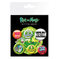 Productafbeelding Rick en Morty - 6 Button Set