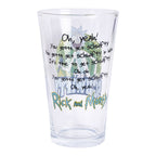 Productafbeelding Rick en Morty - Get Schwifty Glas