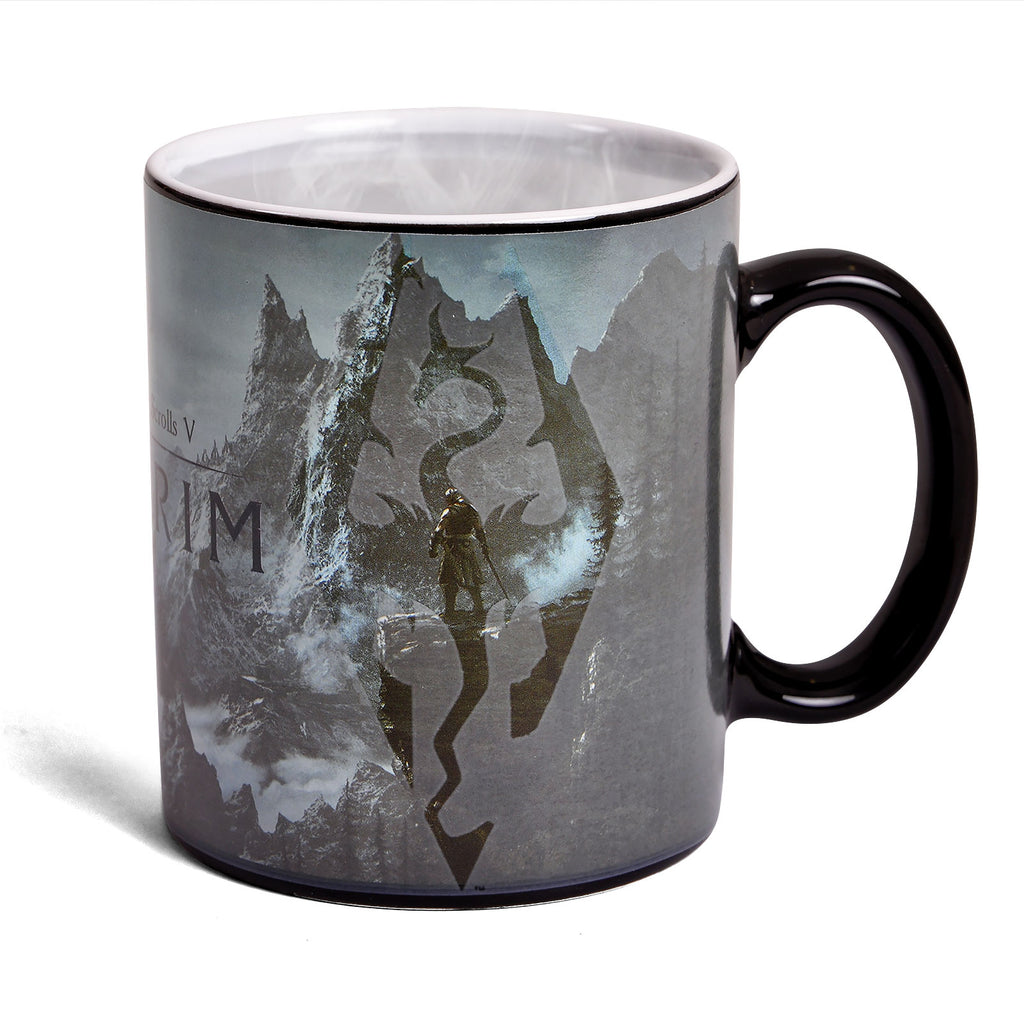 Produktbild Skyrim - Dragon Logo Thermoeffekt Tasse