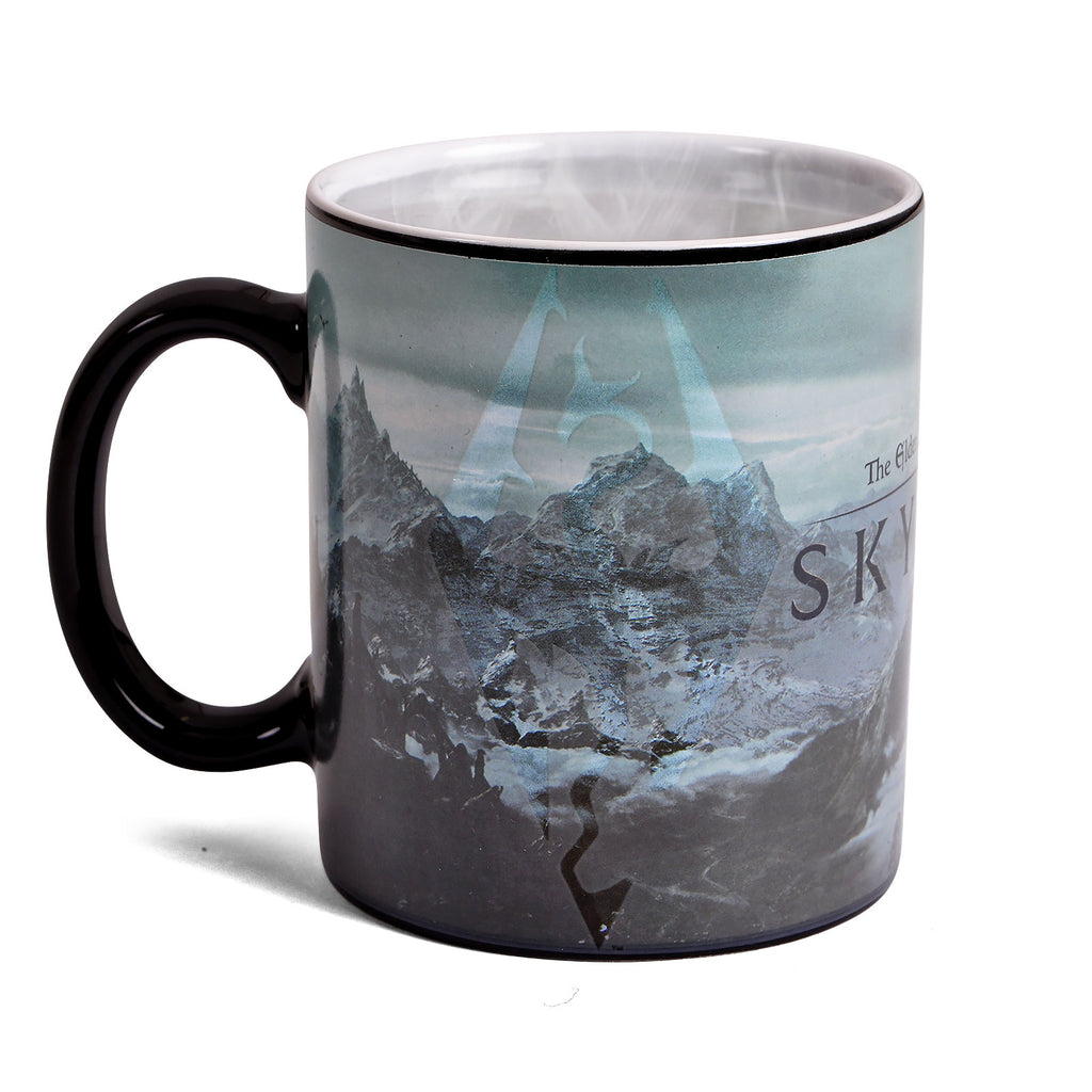 Produktbild Skyrim - Dragon Logo Thermoeffekt Tasse