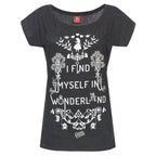 Produktbild Alice im Wunderland - Wonderland T-Shirt Damen Loose Fit grau