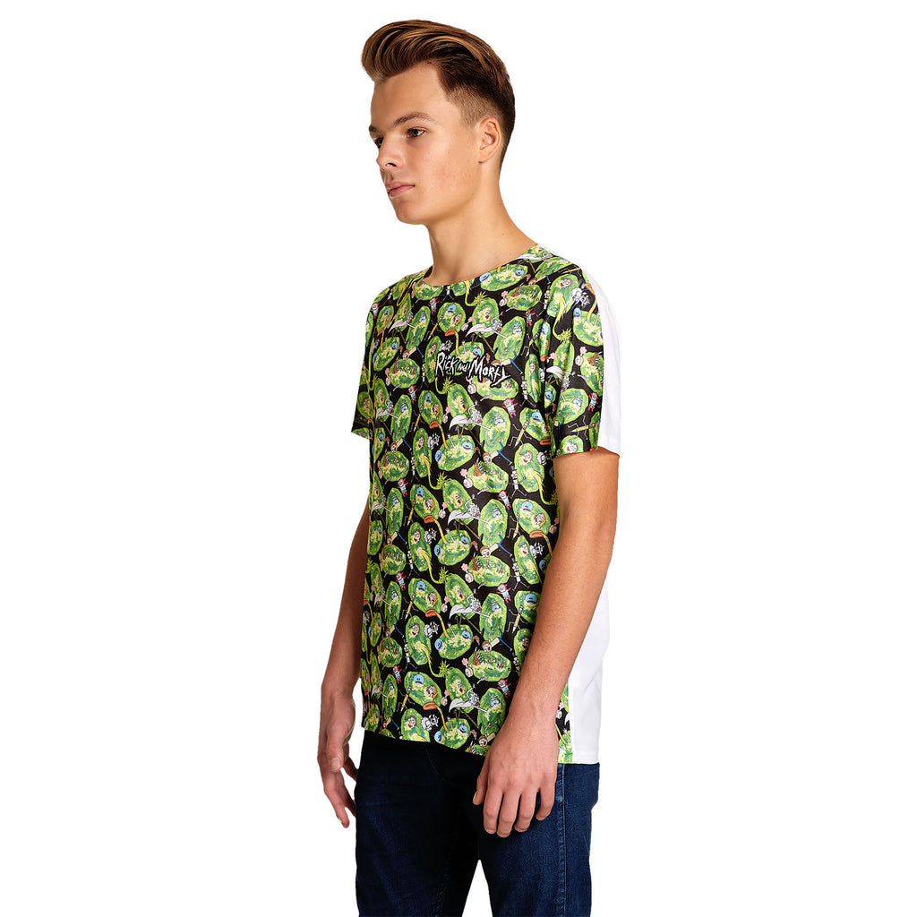 Image produit Rick et Morty - T-shirt Invasion Portail