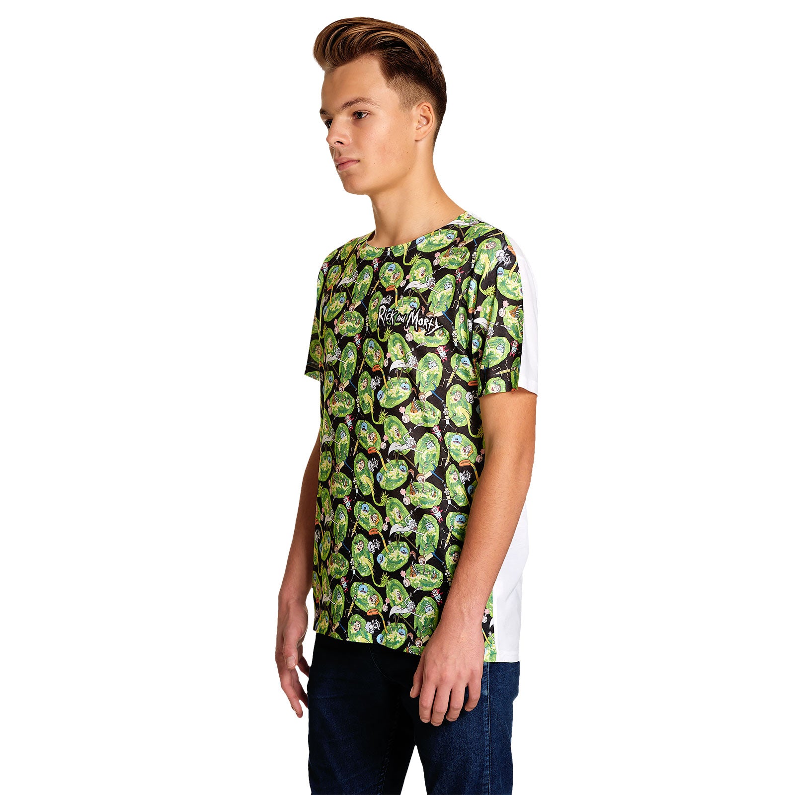 Image produit Rick et Morty - T-shirt Invasion Portail
