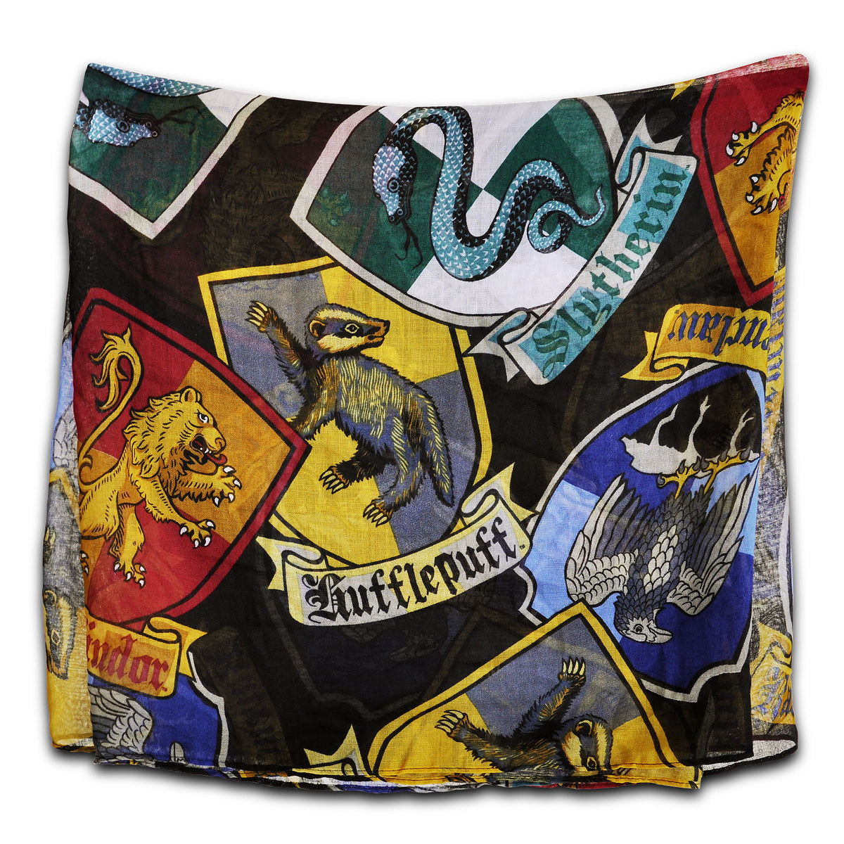 Image produit Harry Potter - Écharpe en boucle des blasons des maisons