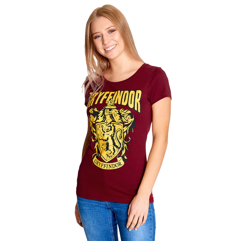 Productafbeelding Harry Potter - Gryffindor Wapen T-Shirt Dames rood
