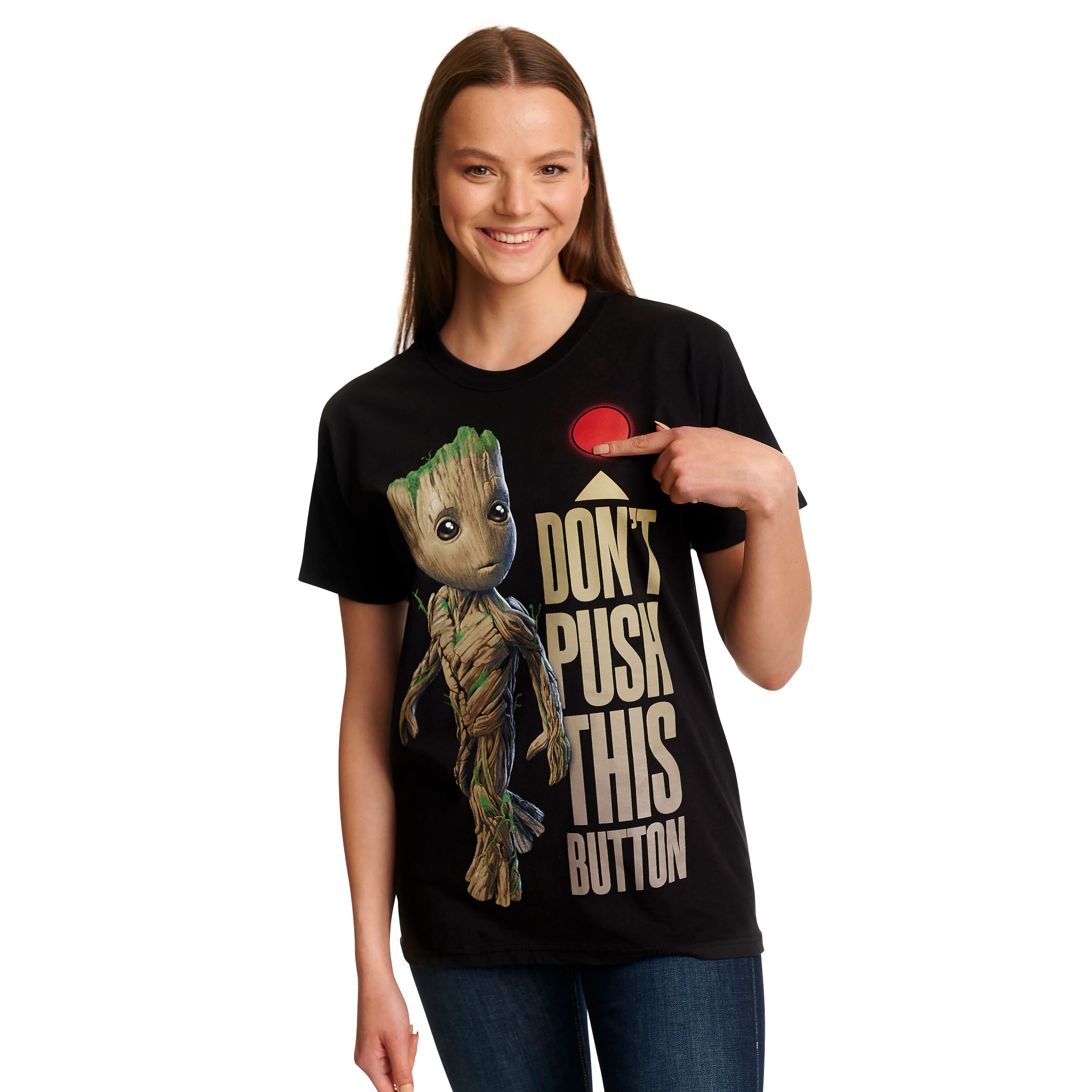 Image produit Guardians of the Galaxy - T-shirt Groot Button noir