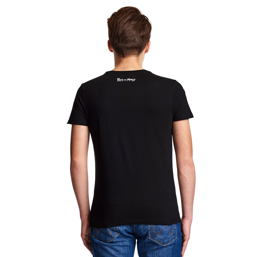 Productafbeelding Rick en Morty - Neon Morty Glow in the Dark T-shirt zwart