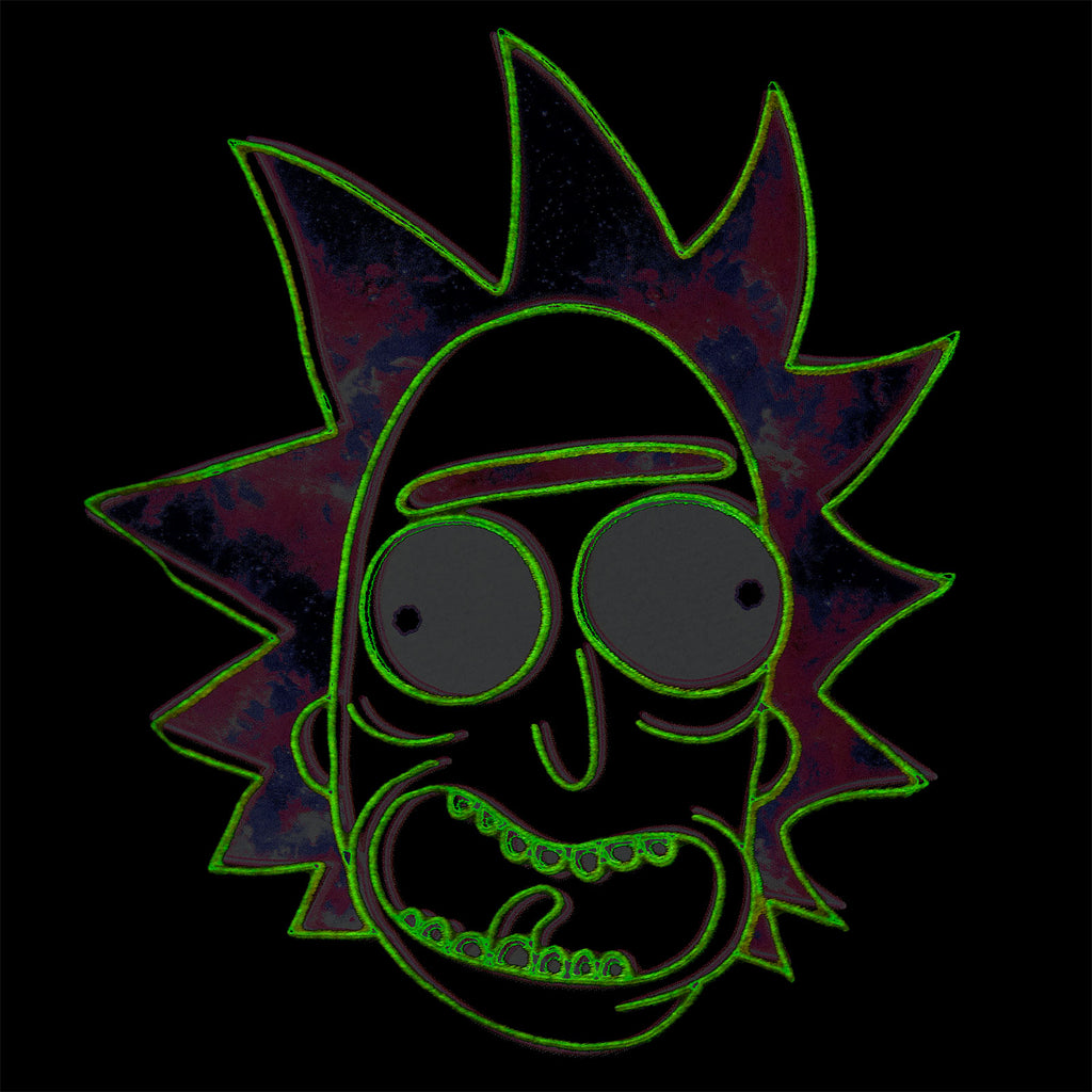 Image produit Rick et Morty - T-shirt Neon Rick phosphorescent noir