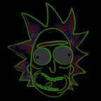 Image produit Rick et Morty - T-shirt Neon Rick phosphorescent noir