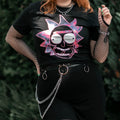 Image produit Rick et Morty - T-shirt Neon Rick phosphorescent noir