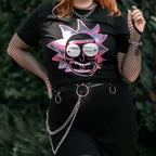 Image produit Rick et Morty - T-shirt Neon Rick phosphorescent noir