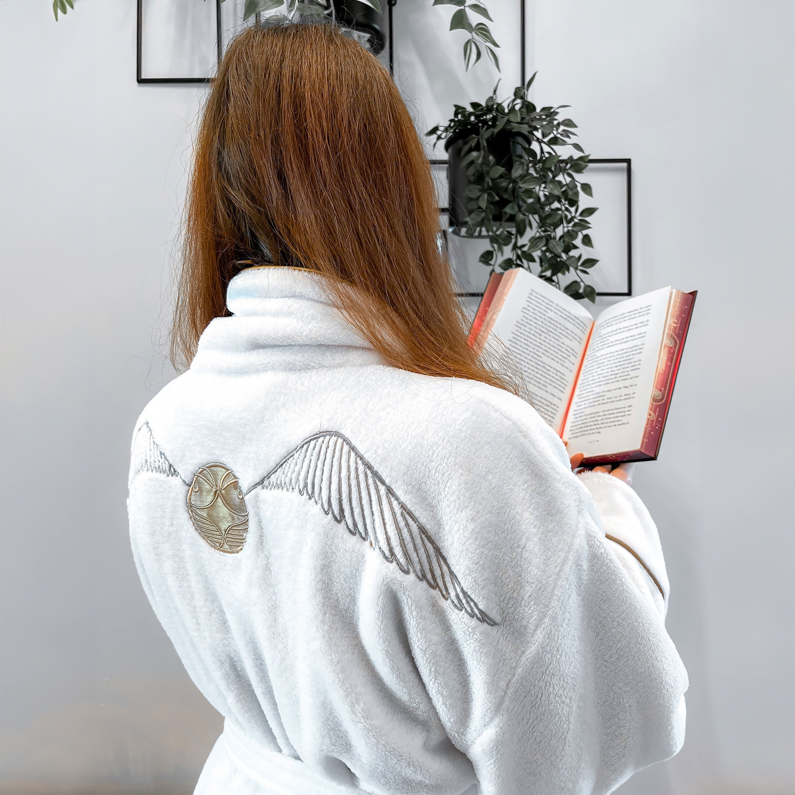 Productafbeelding Harry Potter - Gouden Snaai Badjas Dames Wit