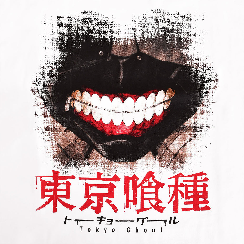 Productafbeelding Tokyo Ghoul - Kaneki Mask T-Shirt wit
