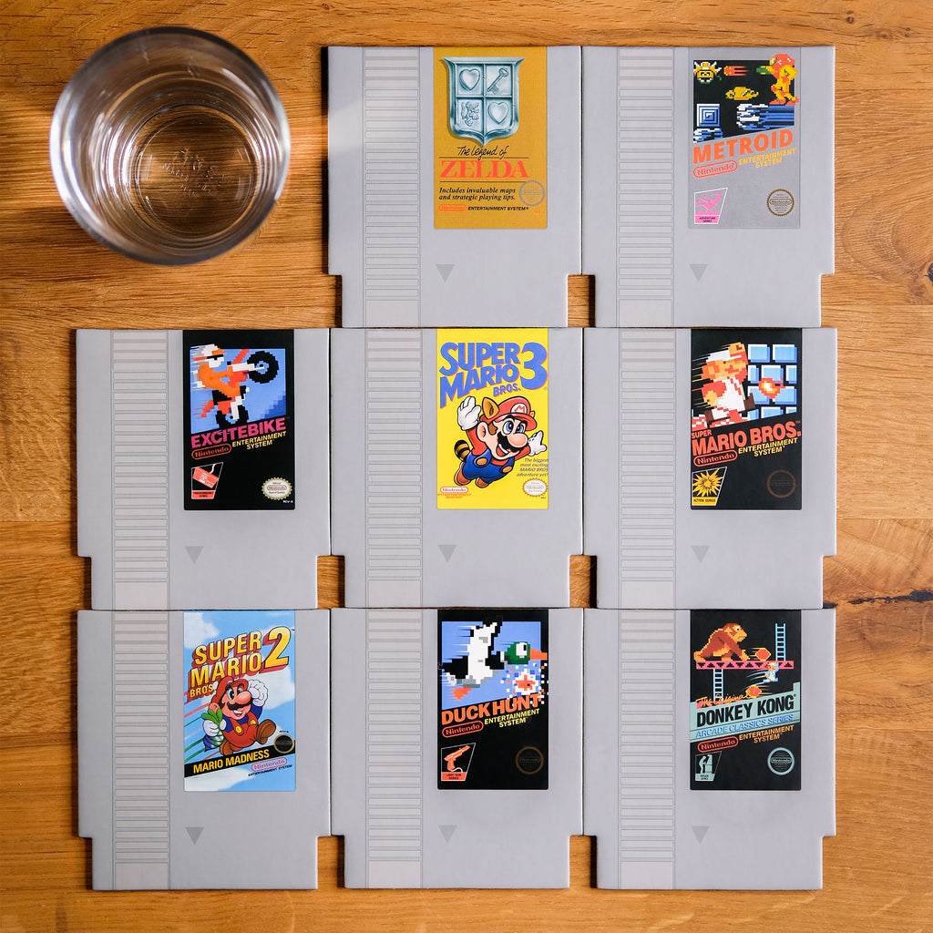 Productafbeelding Nintendo - NES Games Onderzetters Set van 8