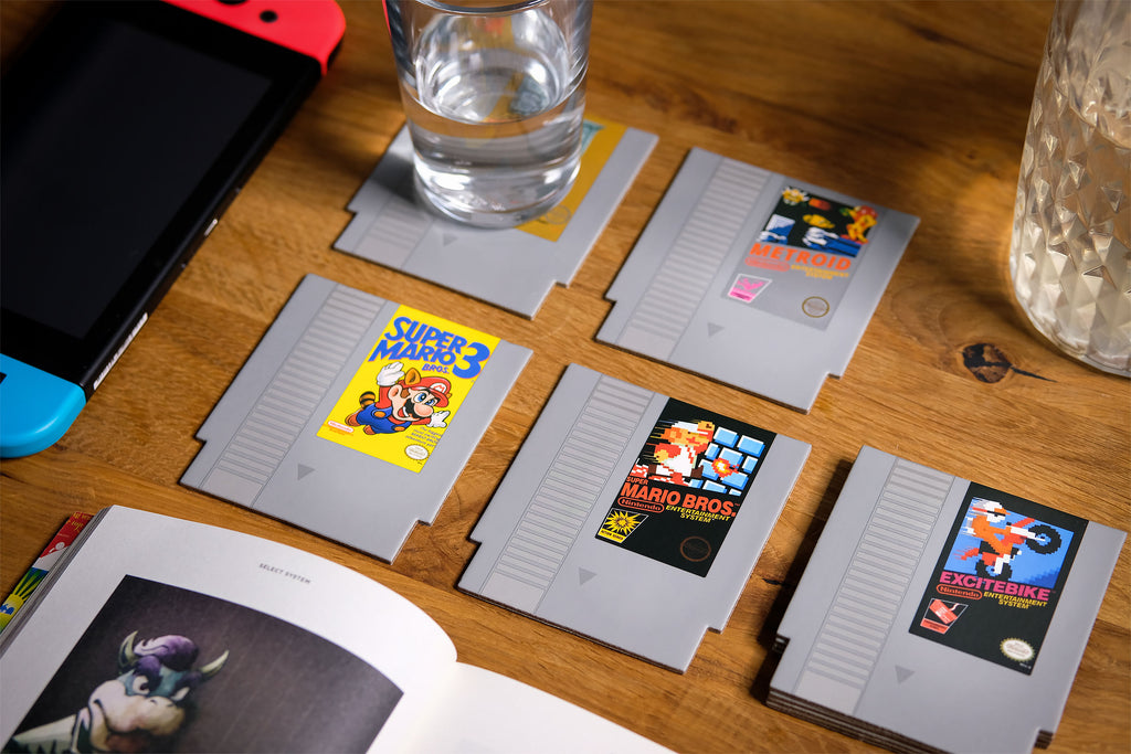 Productafbeelding Nintendo - NES Games Onderzetters Set van 8