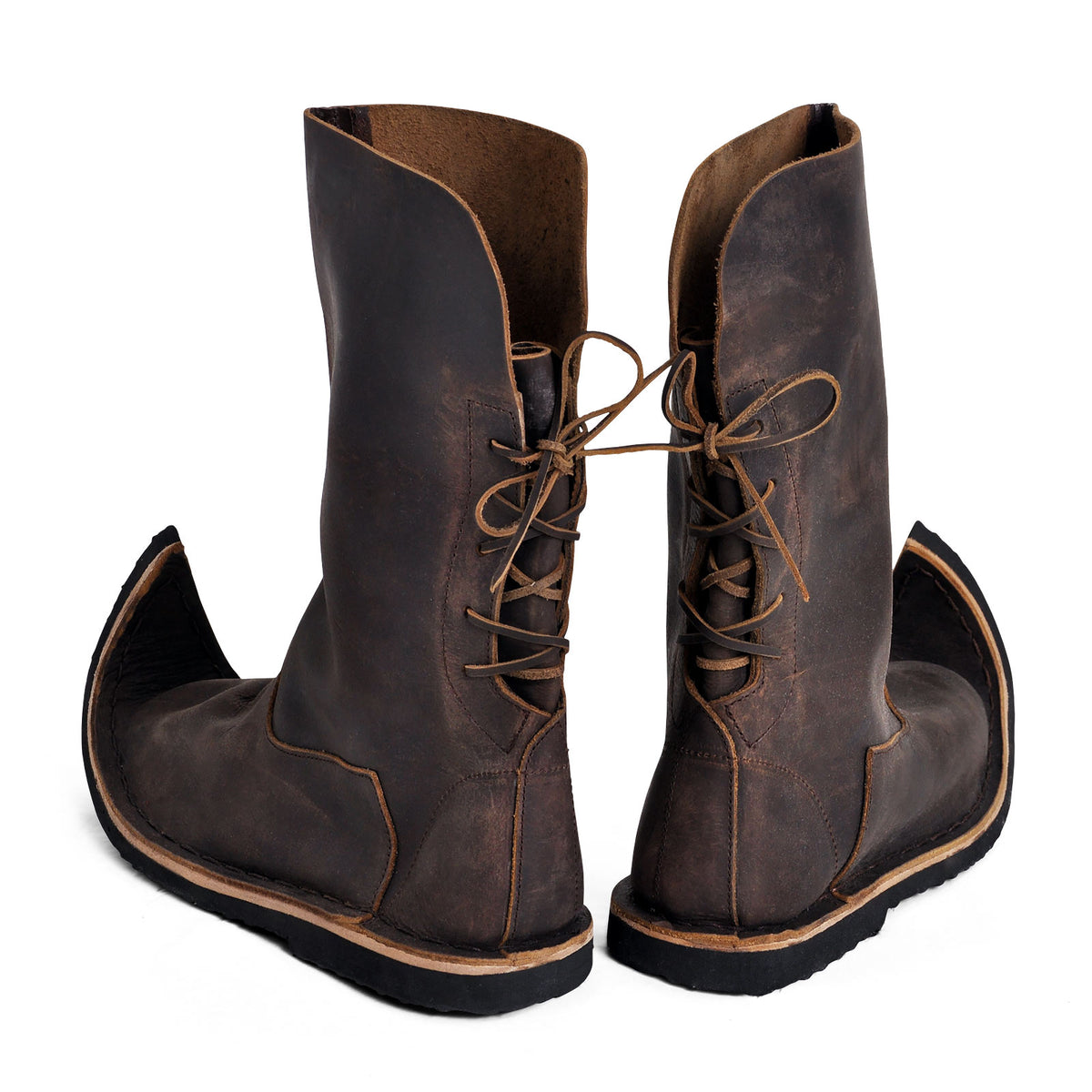 Image produit Bottes à Bec Médiévales Marron