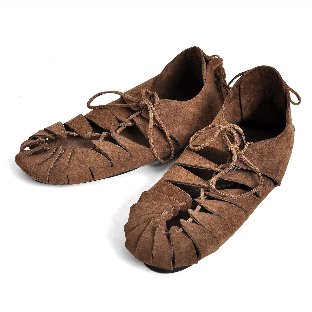 Image produit Chaussures Médiévales à Lacets Marron