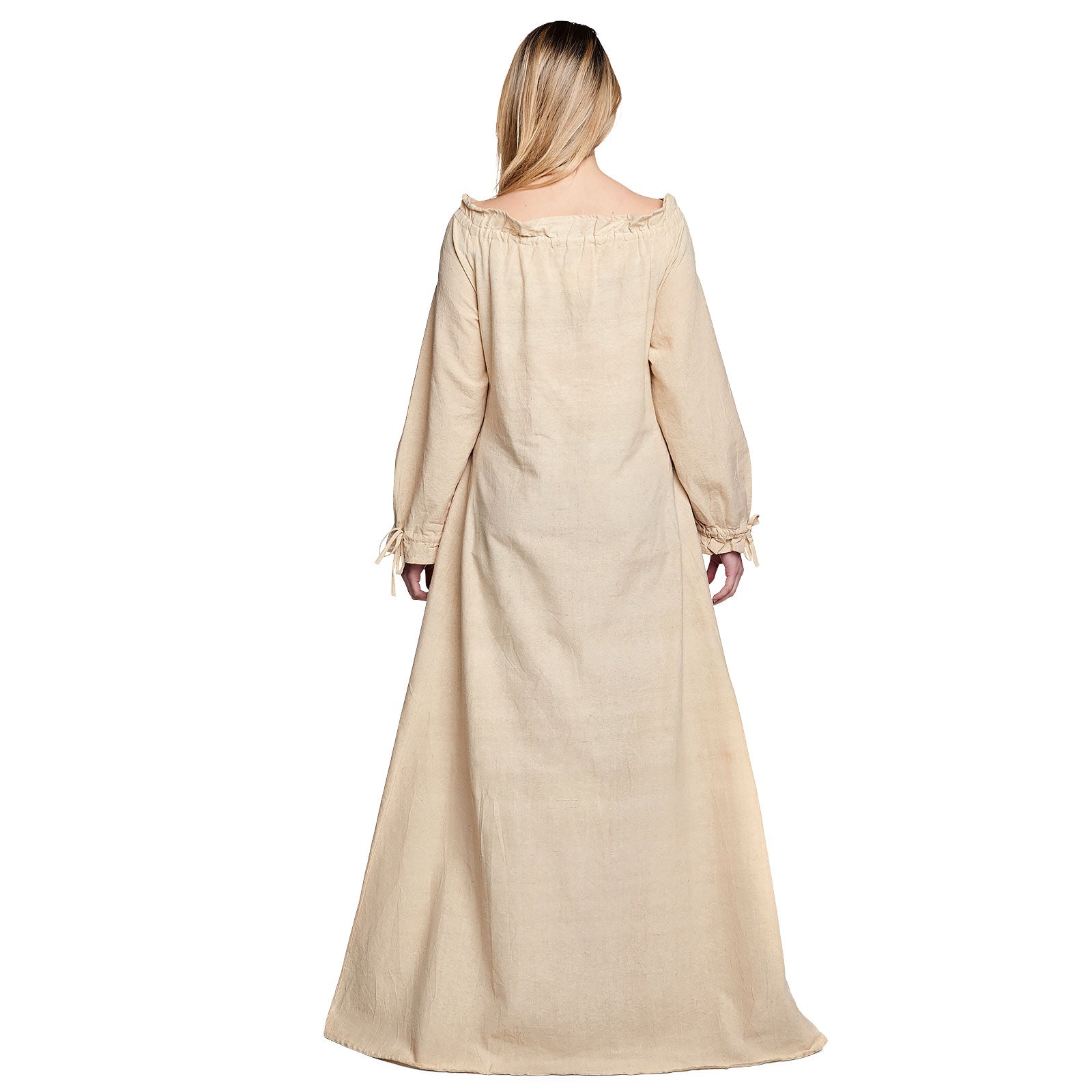 Image produit Robe Médiévale à Manches Longues Beige