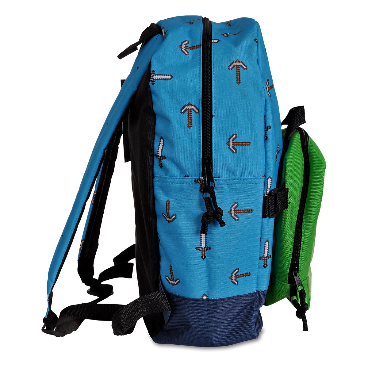Image produit Minecraft - Sac à dos épée & hache avec mini sac Creeper