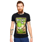 Image produit Super Mario - Yoshi Propaganda Poster T-Shirt Noir