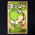 Image produit Super Mario - Yoshi Propaganda Poster T-Shirt Noir