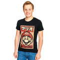 Image produit T-shirt noir Super Mario Propaganda Poster