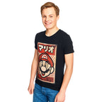 Image produit T-shirt noir Super Mario Propaganda Poster