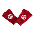 Image produit Super Mario - Gants Logo sans doigts rouge