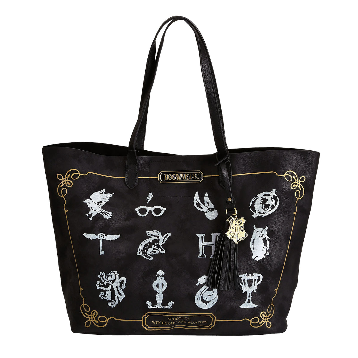 Produktbild Harry Potter - Hogwarts Symbols Shopper Tasche