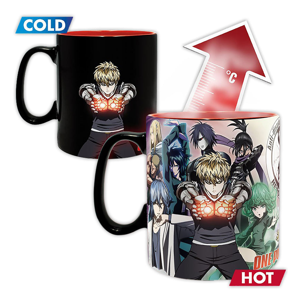 Image produit One Punch Man - Mug à effet thermique Heroes