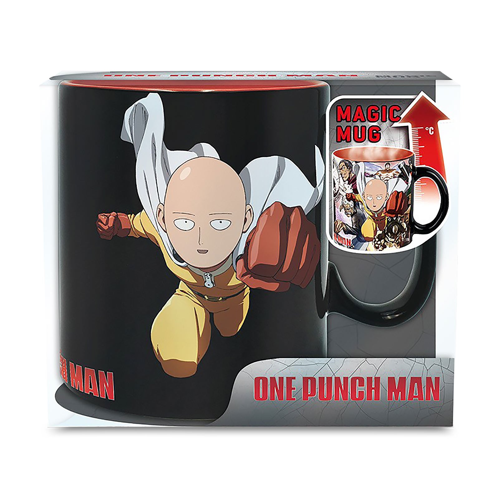 Image produit One Punch Man - Mug à effet thermique Heroes