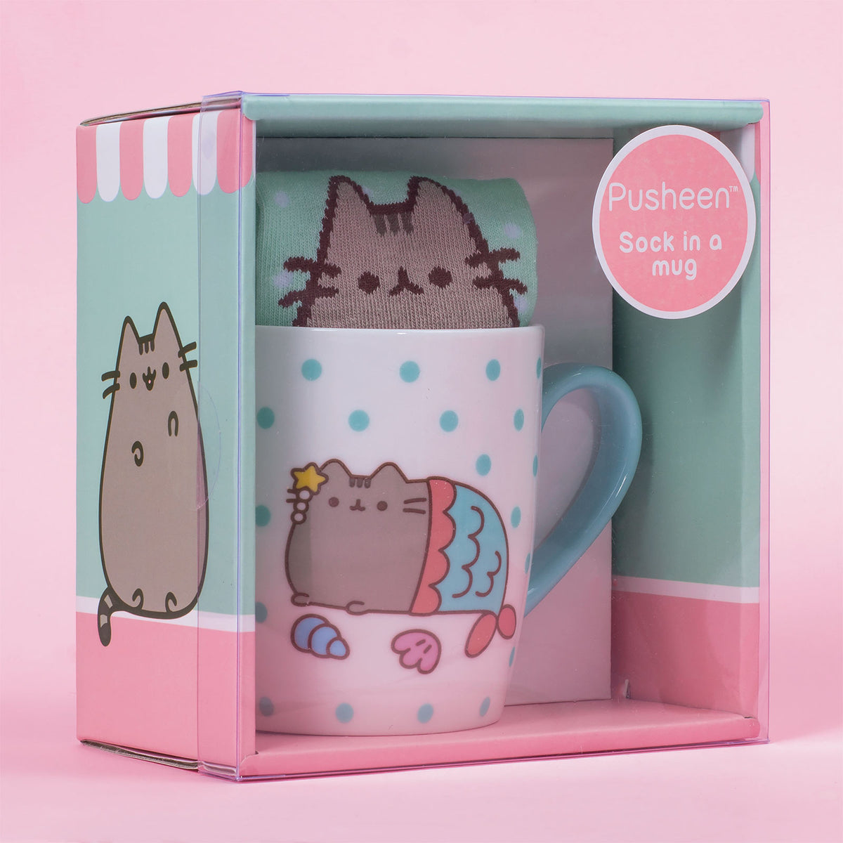 Productafbeelding Pusheen - Zeemeermin Sokken en Beker