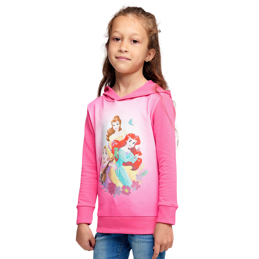 Image produit Sweat à capuche Disney Princess pour enfants rose