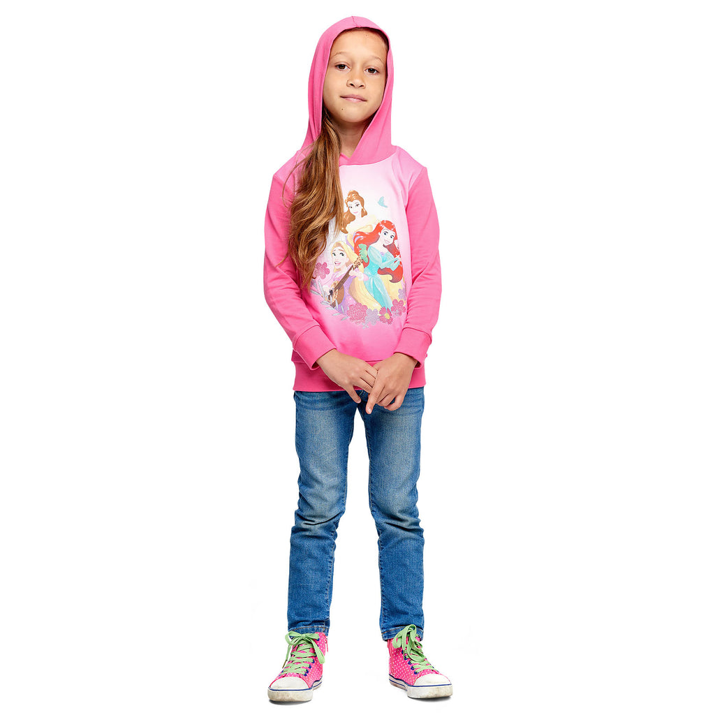 Image produit Sweat à capuche Disney Princess pour enfants rose