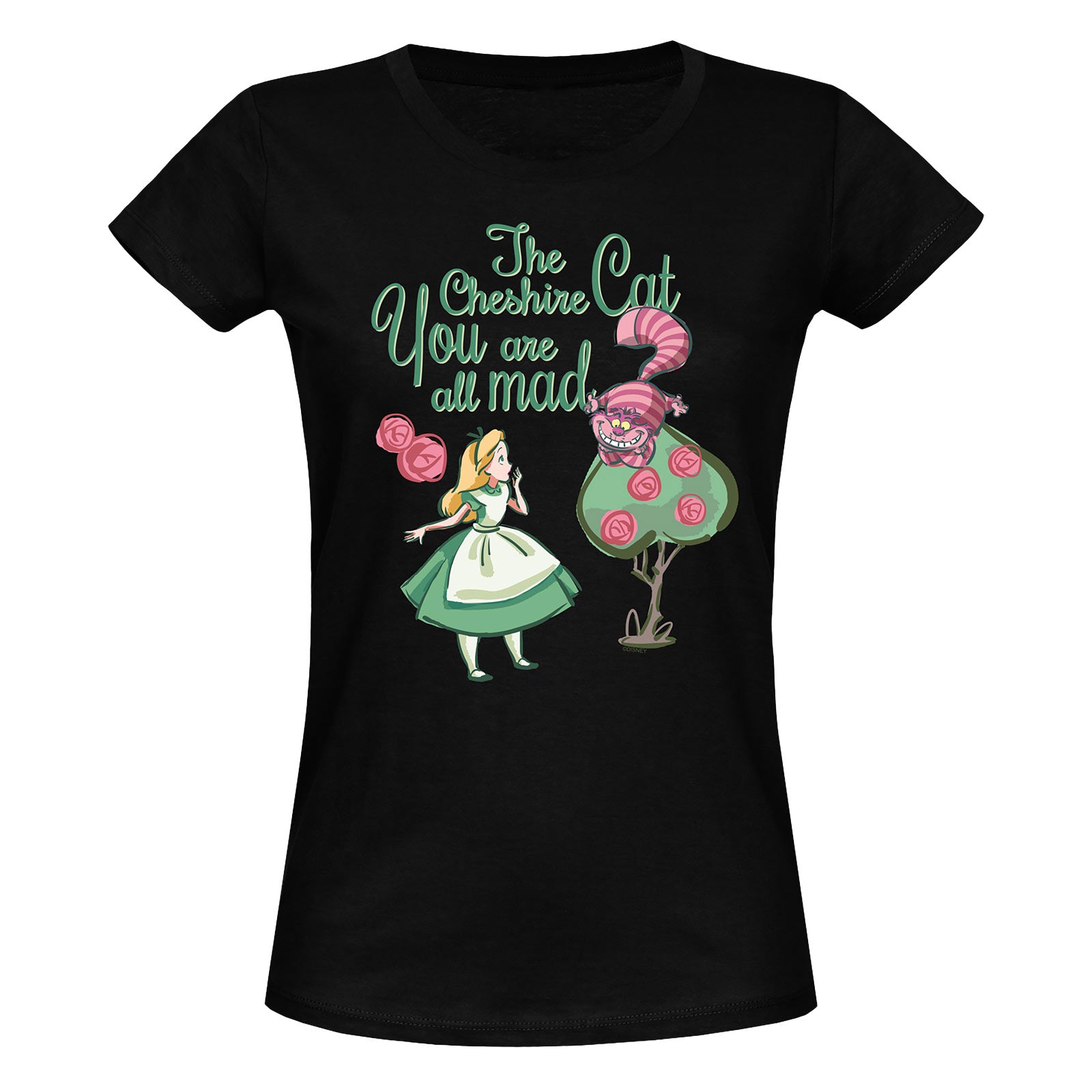 Produktbild Alice im Wunderland - All Mad T-Shirt Damen schwarz
