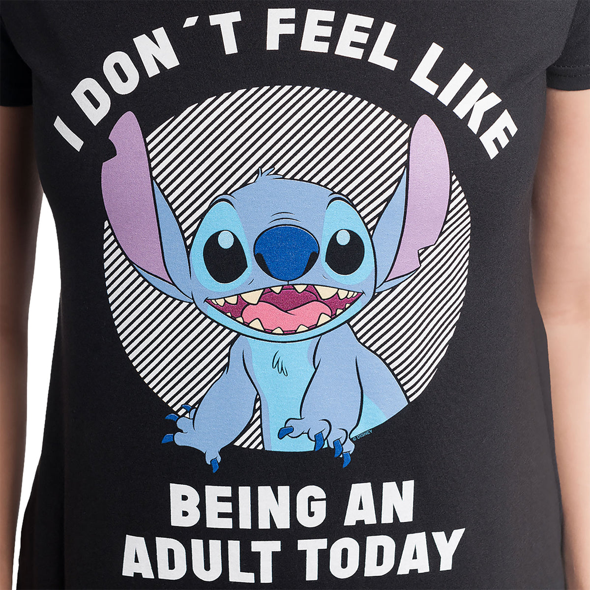 Image produit Lilo & Stitch - T-shirt Femme No Adult noir