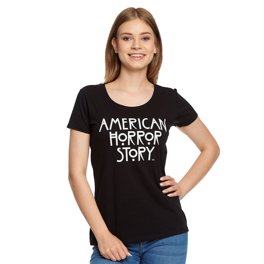 Image produit American Horror Story - T-shirt Logo Femme noir