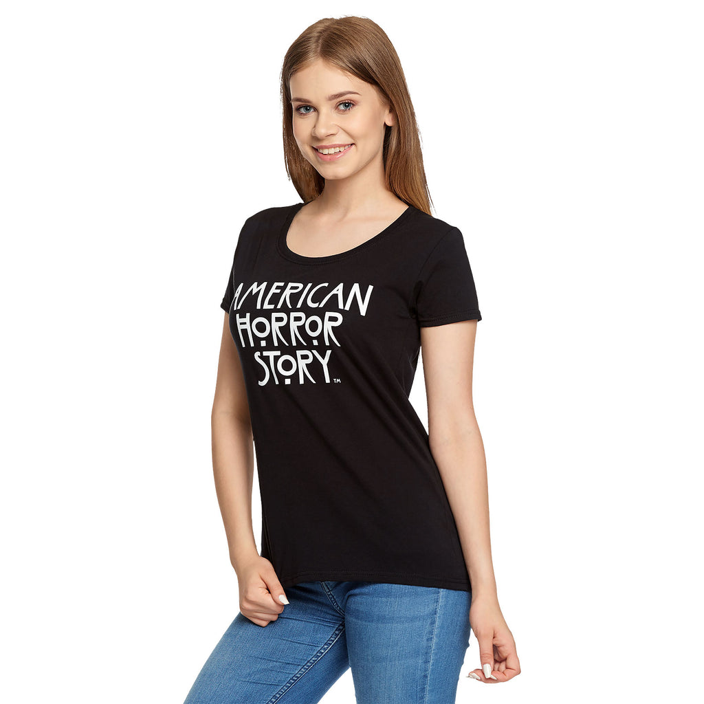 Image produit American Horror Story - T-shirt Logo Femme noir